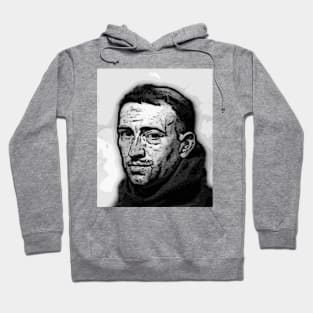 William of Ockham Black and White Portrait | William of Ockham Artwork  12 Hoodie